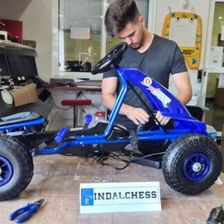 GO KART DE PEDALES PARA NIÑOS DE 3 A 8 AÑOS, azul, A18 LE5344